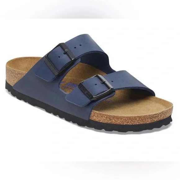 BIRKENSTOCK Arizona Blue Sandals - Picture 1 of 12